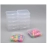 12 small transparent storage boxes for small items, easy to carry small accessories, hardware, small parts, and accessories