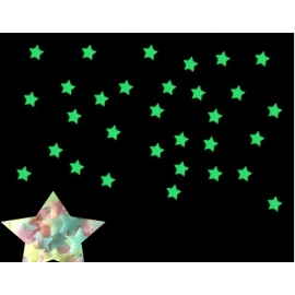 100pcs Fluorescent Glow in the Dark Stars Wall Stickers for Kids Rooms Decoration Livingroom Baby Bedroom Ceiling Home Decor