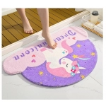 Fantasy Magic Unicorn Series Soft Mats Rugs Home Entrance Carpet Bedroom Toilet Bathroom Door Absorbent Non-Slip Foot Pad